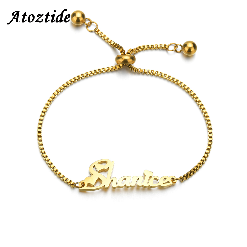 Atoztide-pulseira personalizad - Personalized Name Box avaliação e preço